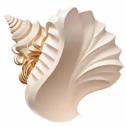 a large white vase with some wavy shapes on it
