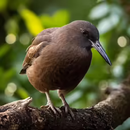 a close up of a bird on a tree branch