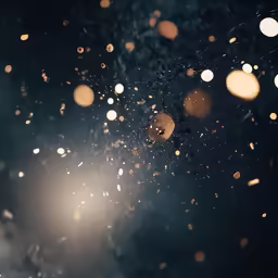 the blurry light looks like it is shooting out of a window