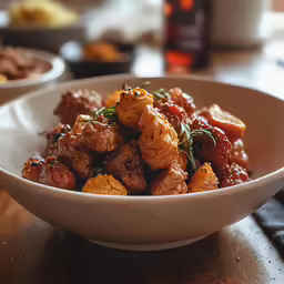 there is a bowl that is full of some kind of food