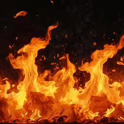 this is a picture of some very bright fire