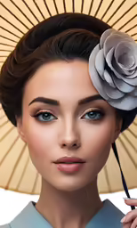 an image of a woman that is holding a umbrella