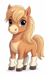 the horse has brown hair and white boots