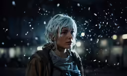 an image of a person standing in the rain