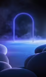 a very weird looking space with a doorway