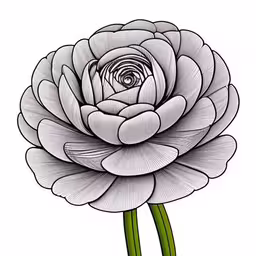 an image of a flower that looks like it is blooming