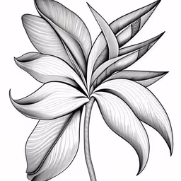 a flower that has been drawn with pencil,a drawing of a flower on paper