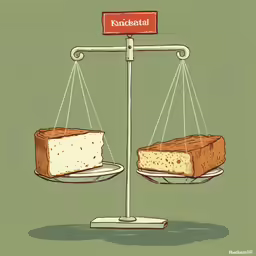 two slices of cake sitting on top of plates