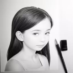 a little girl that is posing for a photo