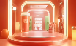 a very artistic scene of some kind of drink