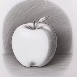 an apple with a stem in the middle of it,an apple is in front of the apple logo