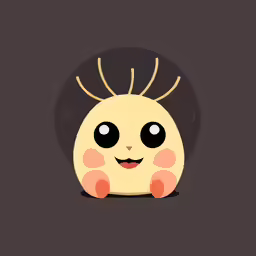 an animal with very big eyes sitting in the dark