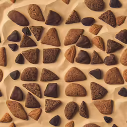 a bunch of rocks arranged in the shape of hearts