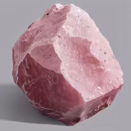 a large stone on a light grey background