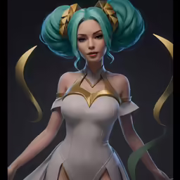 this is a very attractive looking woman in costume