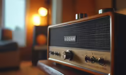 the radio has an am / dc receiver on it