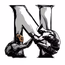 two people are performing tricks for a letter k