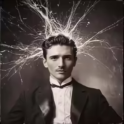 a man wearing a suit and bow tie, is seen with his head in the air