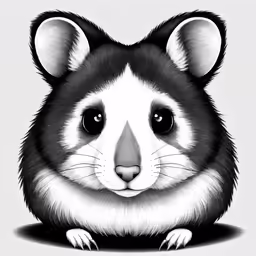 a very cute looking raccoon by mark mc