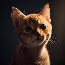 this is an image of a very cute cat