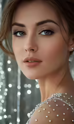 an image of a woman wearing jewelry