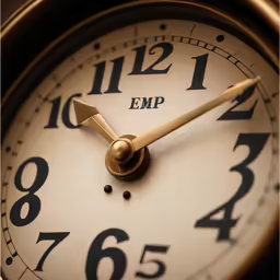 a wall clock with the numbers of seven and nine