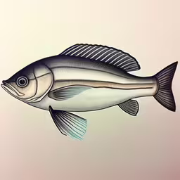 a fish that is on top of some paper,the fish is hanging in the wall on the back of the truck