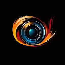 abstract photo with different colors in the dark
