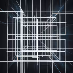 a square that is drawn to look like it has been made into a pattern