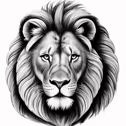 an image of a lion with his eyes closed