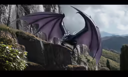 the figure is shaped like a flying dragon