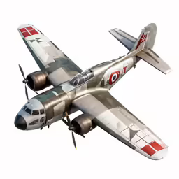 the old jet plane is flying low to ground