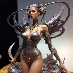 an image of a fantasy woman in her body suit