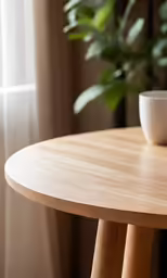 a small bowl sitting on top of a wooden table