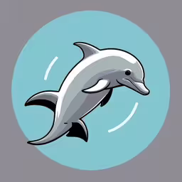 an image of a dolphin jumping in the air,a dolphin is seen jumping out of the water