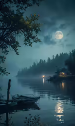 there are two boats that are out on the water