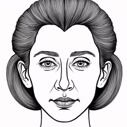 a woman with an intense look in her face