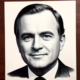 an old photo of the head of a man
