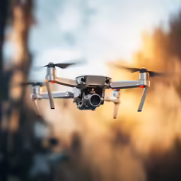 an analog camera on a quad quad - rotor plane