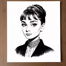an illustrated illustration of the princess on the cover of a book