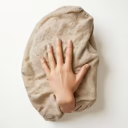 a hand grabbing on an item to give it the name