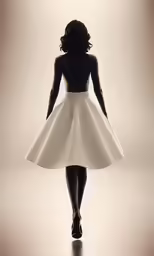 a woman wearing white is in a photo