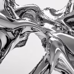 the image shows an abstract design of the fluid