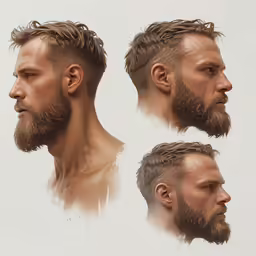 this is a real hair and beard style man