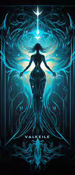 the cover of an album featuring an illustration,an image of the feminine being created in a psychedelic art form
