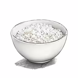 a large white bowl filled with lots of stuff