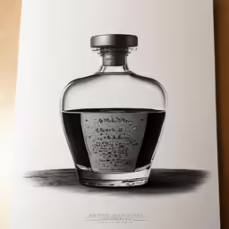 an image of a bottle of vodka on the table
