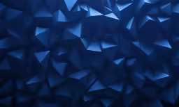 a blue surface that has many smaller objects on it
