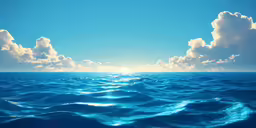 the sun shining through clouds on the ocean