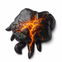 a hand with glowing yellow lightning inside of it